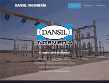 Tablet Screenshot of dansil-ingenieria.com